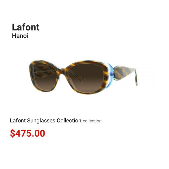 Jean LaFont Paris Hanoi 5152 Horn sunglasses - Picture 2 of 16